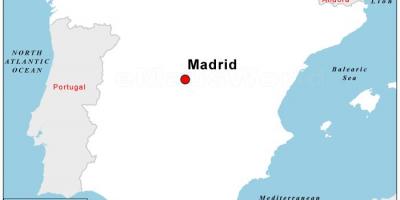 Քարտեզ մայրաքաղաքի Իսպանիա